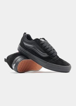 Vans knu skool black2 фото