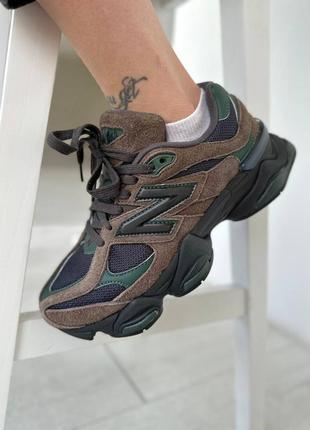 Кроссовки new balance 9060 замша / текстиль  •материал - замша / текстиль •арт: mnb28 •размеры: 36-42 фото