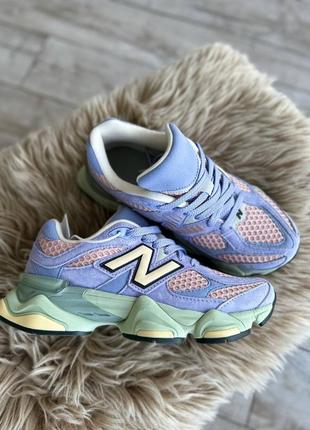 Кросівки new balance 9060 daydream blue  •матеріал - замша / текстиль •арт : mnb27 •розміри : 36-40