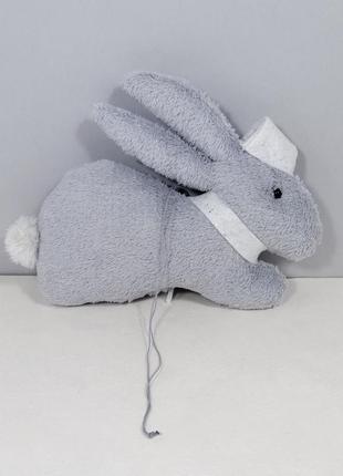 Різдвяні кролики новорічна ялинкова іграшка зайчик символ року 2023 кролик сірий заєць іграшка