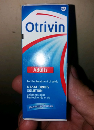 Otrivin-эффективное средство от синусита, ренита, среднего отита