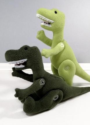 Рухливий тираннозавр м'які динозаври зелений діно декор тварина юрського періоду динозаврик