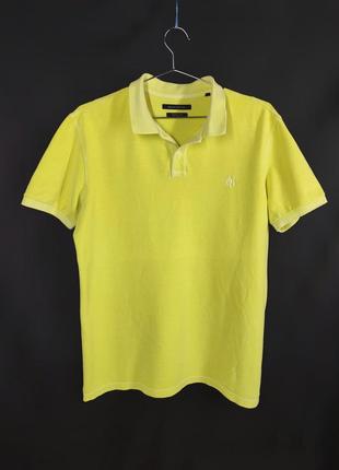 Поло марко marco polo лимонне жовте жовте жовте футболка8 фото