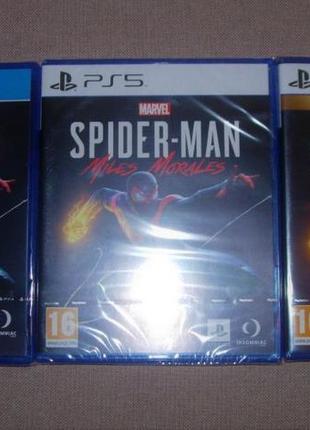 Marvel spider-man: miles morales. нові офіційні диски ps4/ps5