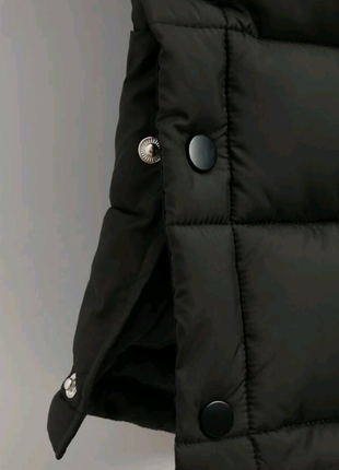 Пальто стьобане  з каптуром3 фото