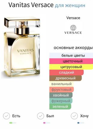 Venitas versence parfum женский 1 мл. оригинал.9 фото