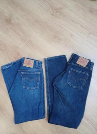 (59) (60) джинси levi's w29 l30 та w29 l34  made in u.s.a