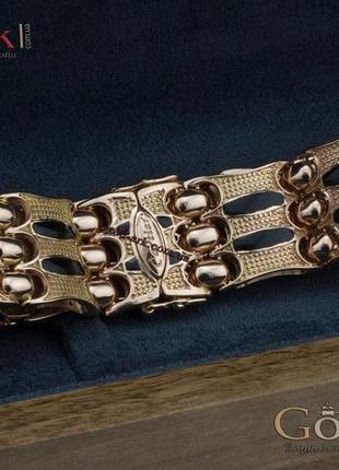 Золотий браслет з емаллю