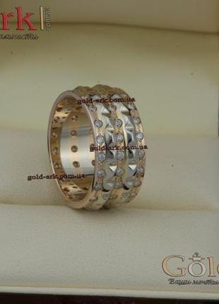 Жіноче кільце два кольори