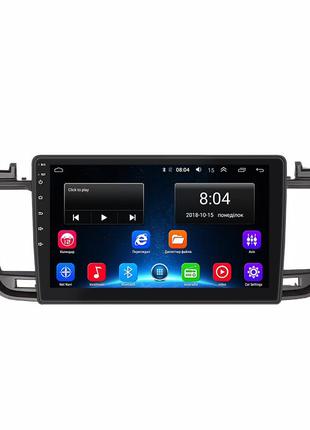 Штатная магнитола lesko для peugeot 508 i рестайлинг 2014-2018 экран 9" 2/32gb wi-fi gps base 11шт