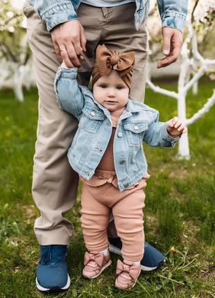 Красивий костюм george на дівчину 12-18 місяців боді і штани з рюшиками