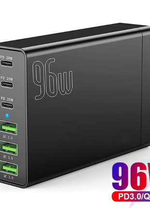 Зарядное устройство pd96w usbqc3.0+pd