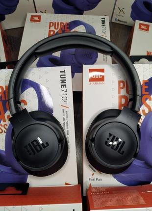 Наушники с микрофоном jbl tune 710 bt black.