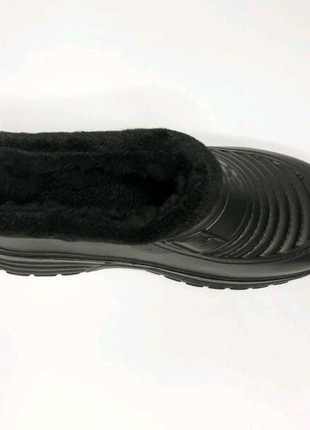 Ботинки мужские утепленные на меху. 41 размер. цвет: черный5 фото