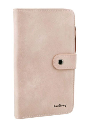 Женский кошелек baellerry jc224. цвет: розовый7 фото