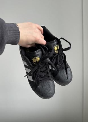 Adidas superstar xlg black3 фото