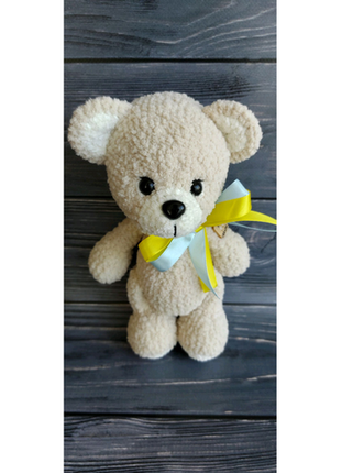 Плюшеві ведмедики тедді іграшки ручної роботи хендмейд