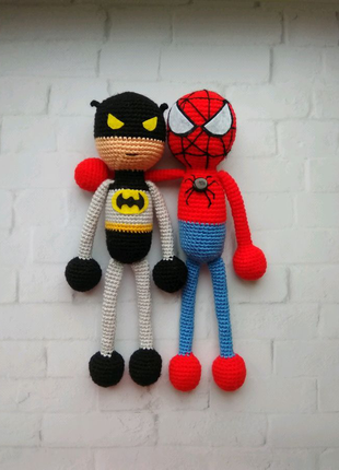 Супергерої спайдермен бетмен spiderman batman ручна робота