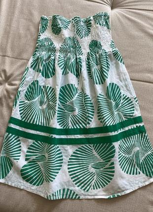H&m прекрасное новое летнее платье из натурального хлопка размер xs-s