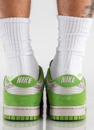 Кроссовки nike dunk low green (dr0156-300)3 фото