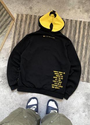 Vintage snipes x wu-tang clan hoodie винтаж мужская кофта тощие с капюшоном черное ву тенг рэп размер м1 фото