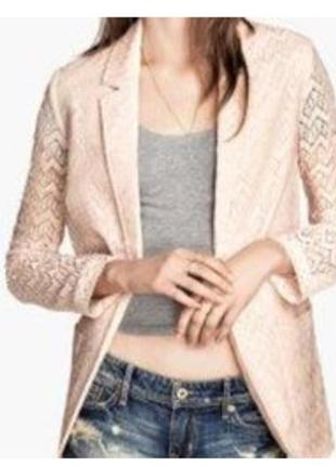 Ажурный пиджак