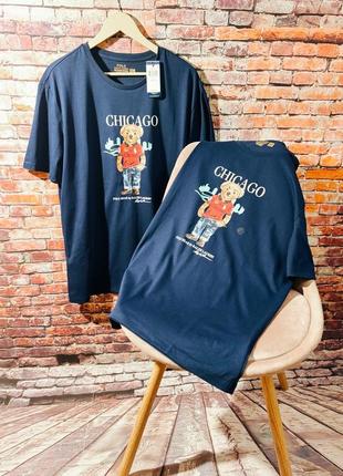 Футболка  polo bear by ralph lauren chicago, blue, l, xl2 фото