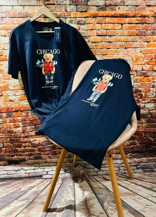 Футболка  polo bear by ralph lauren chicago, blue, l, xl1 фото