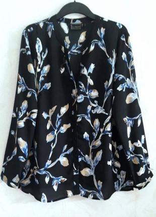 Элегантная шифоновая блуза, рубашка, 50-52, гипоаллергенный полиэстер, bpc selection.