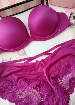 Комплект білизни сексуальний victoria's secret original s 34a 75a very sexy multi way2 фото