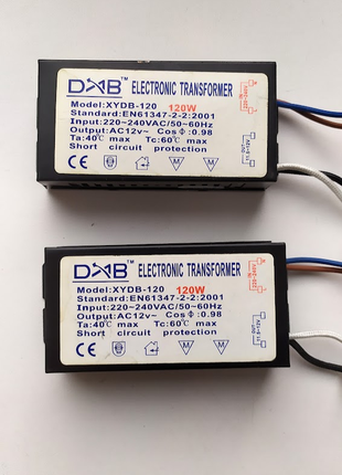 Трансформатор понижающий для галогенной люстры 220-12 в 220v 12v 120 вт
