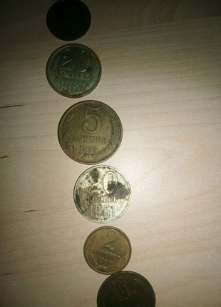Монети срср року 1961,1989,1987,1985,1961,1990,1982,1981;копійки3 фото