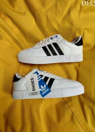 Adidas samba (бело-черные)