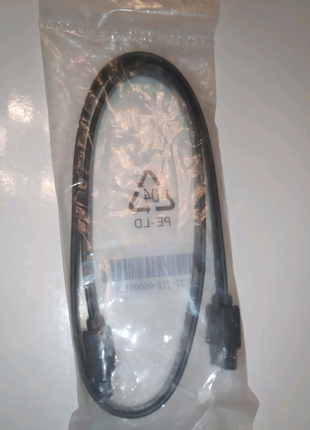 Sata ii 2 кабель для підключення hdd ssd чорний