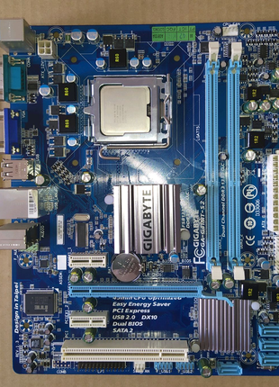 Gigabyte ga-g41mt-s2 lga775 ddr3 pcie-x16 sata vga материнська