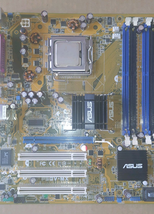 Asus p5gv-mx lga775 4xddr pcie-x16 sata vga ltp материнська плата