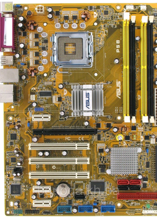 Asus p5b lga775 4xddr2 pcie-x16 sata raid optic материнська плата