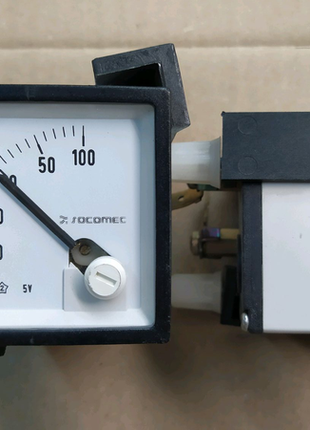 Socomec ammeter 100a -100a +-100a 5v 44x44x46-60mm амперметр