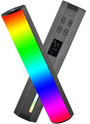 Портативна світлодіодна лампа andoer w200rgb | світло, що заповнює відео з різнокольоровим rgb підсвічуванням