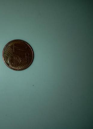 1 євро цент 2014року