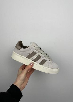 Адідас кампус кеди  adidas campus 00s chalk white brown5 фото