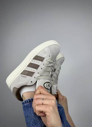 Адідас кампус кеди  adidas campus 00s chalk white brown4 фото