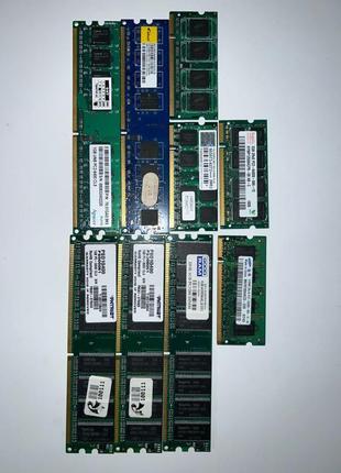Оперативна пам'ять до ноутбуків і пк ddr1 ddr2 ddr2