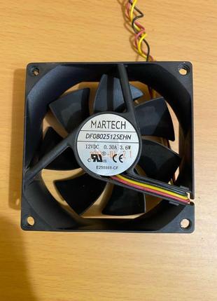 Вентилятор martech для корпусу 80x80x25мм 3pin (df0802512sehn) і