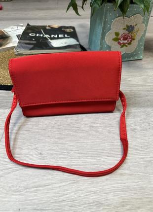 Сумка катч красная маленькая сумочка кошелек