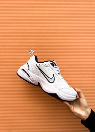 Nike air monarch iv "silver/white"1 фото