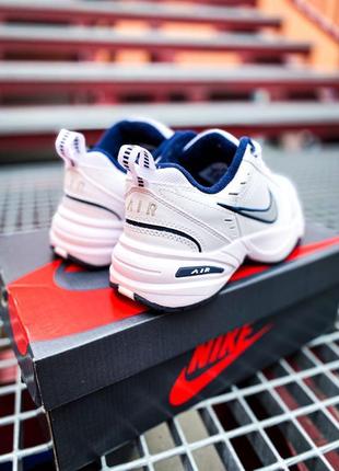 Nike air monarch iv "silver/white"8 фото