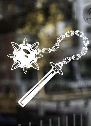 Наклейка на авто булава 20х19 см