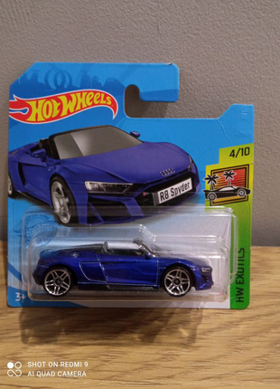 Машинка hot wheels audi r8 spider