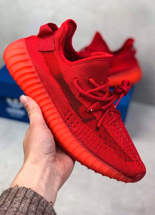 Adidas yeezy boost 350 v2 червоні